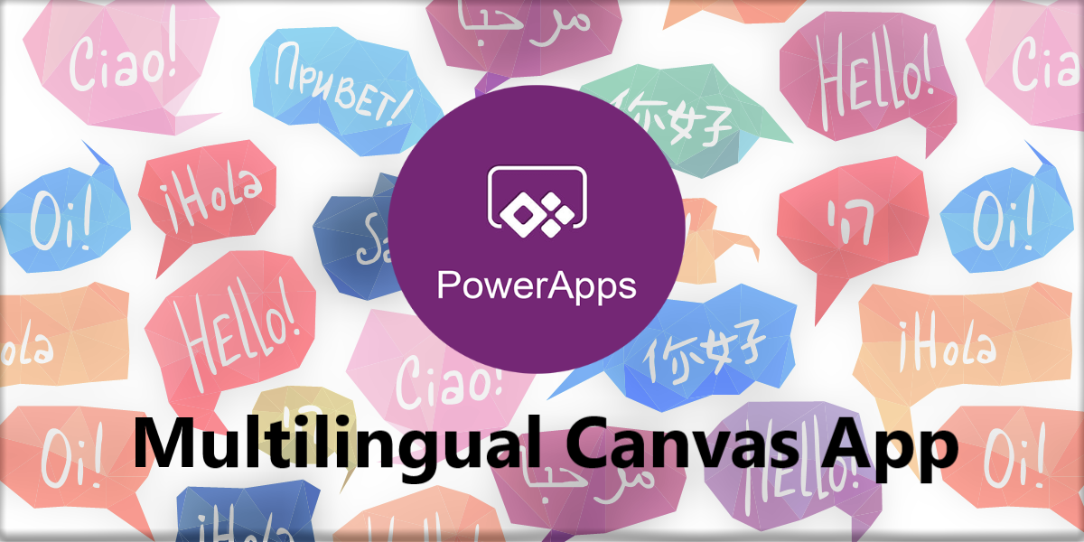 Multilingual Canvas App