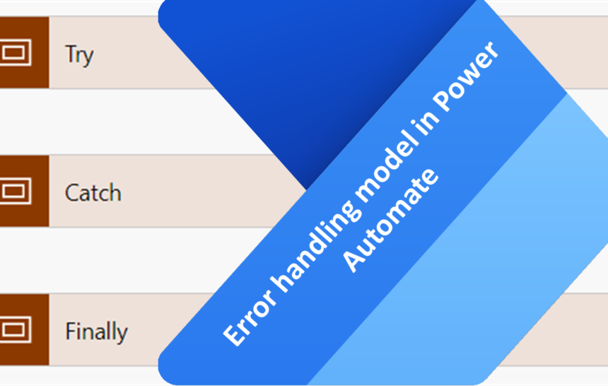 Error handling model in Power Automate