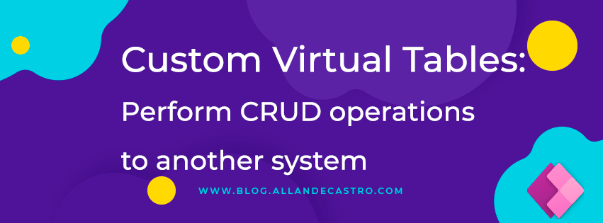 Custom Virtual Tables: Perform CRUD operations to another system